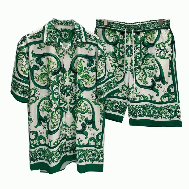 Summer Clothing For Teens - Летний комплект 2026: мужская рубашка с