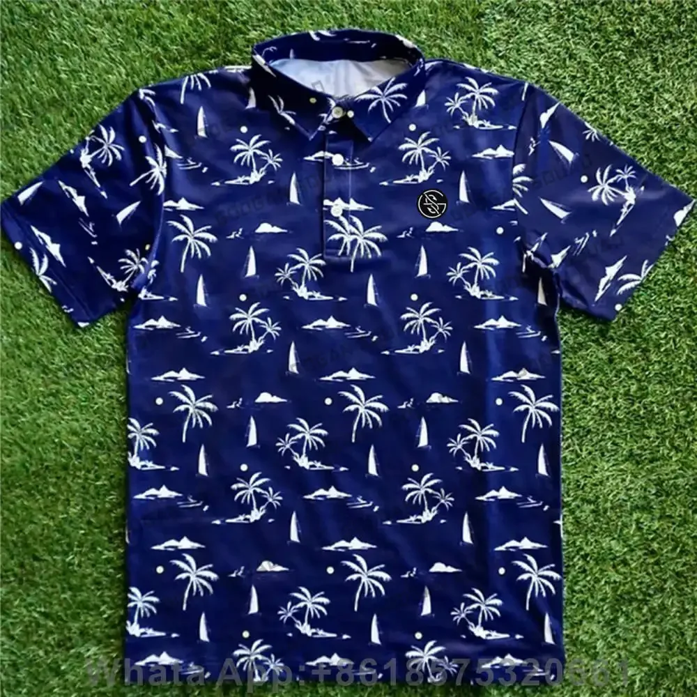 Summer Golf Clothing - Одежда для гольфа, летние мужские пуговицы