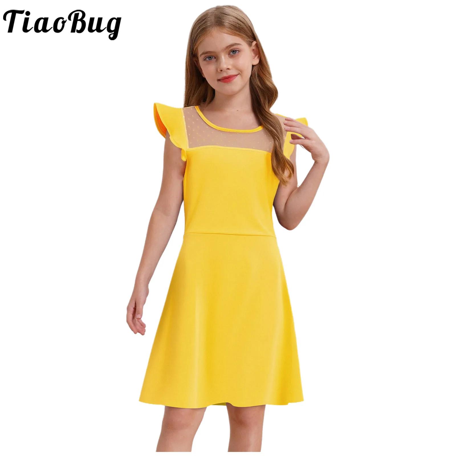 Summer Clothing For Teens - Летнее платье для девочек-подростков с рюшами