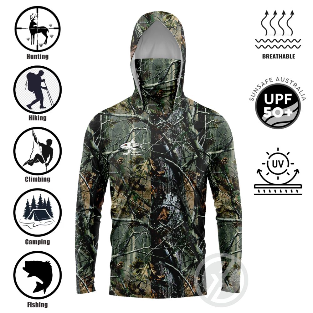 Summer Clothing Trends - Рыболовная рубашка с капюшоном UPF50+ со