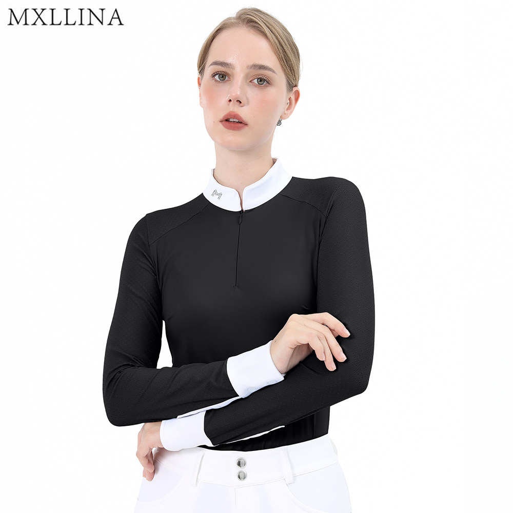 Summer Equestrian Clothing - Женская рубашка MXLLINA для верховой езды