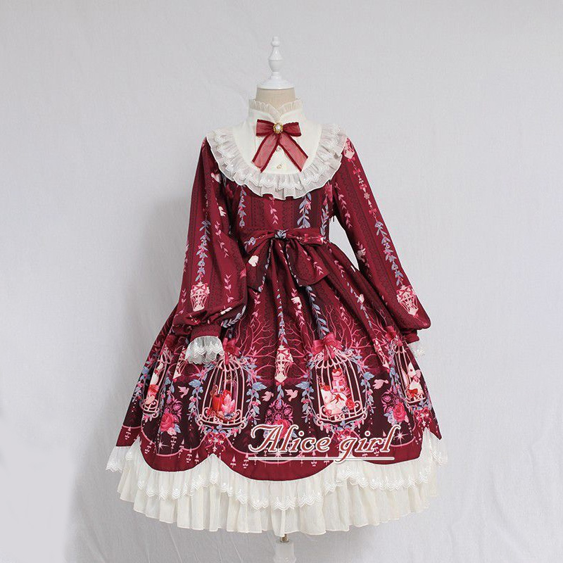 Summer Victorian Clothing - MAGOGO Kawaii Лолита платье с длинным