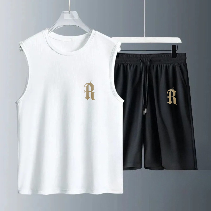 Summer Knit Clothing - Мужские комплекты майок 2026 Лето Быстросохнущая