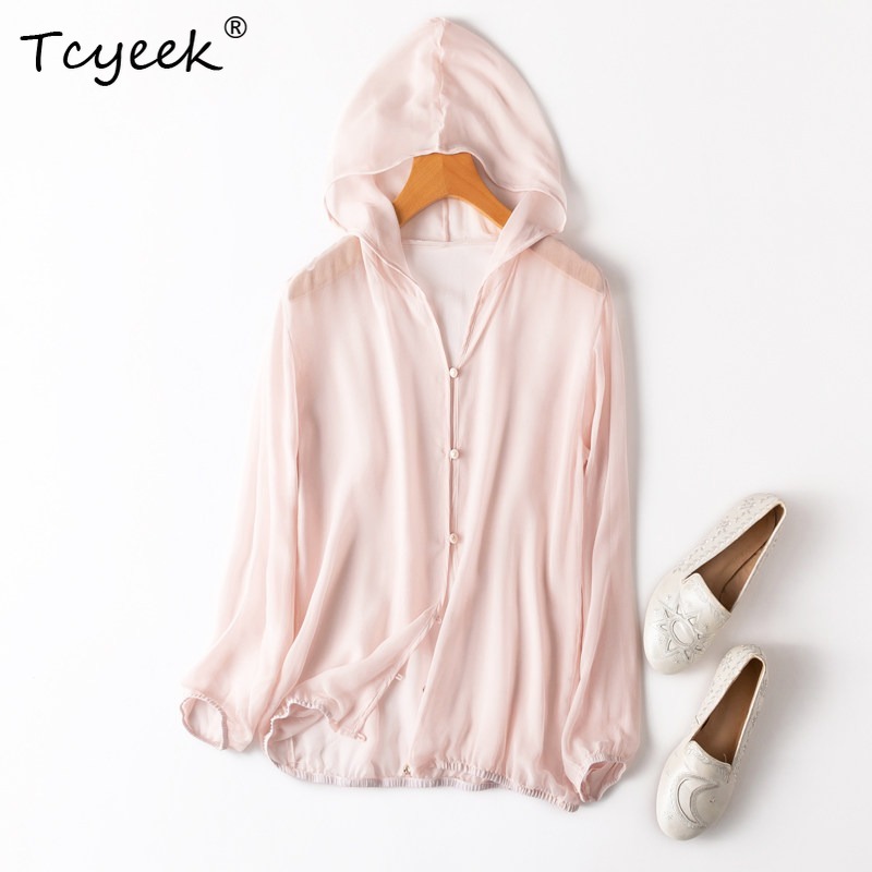 Summer Clothing For Women - Женская топ-рубашка Tcyeek из 100% натурального