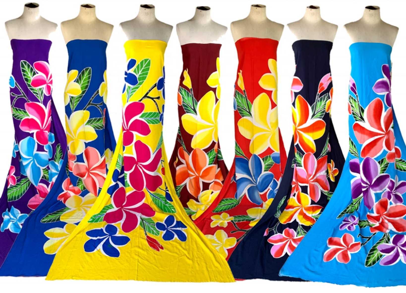 Sarong Pareo Wrap - Гавайский 100% вискоза, вискоза, саронг Plumeria,