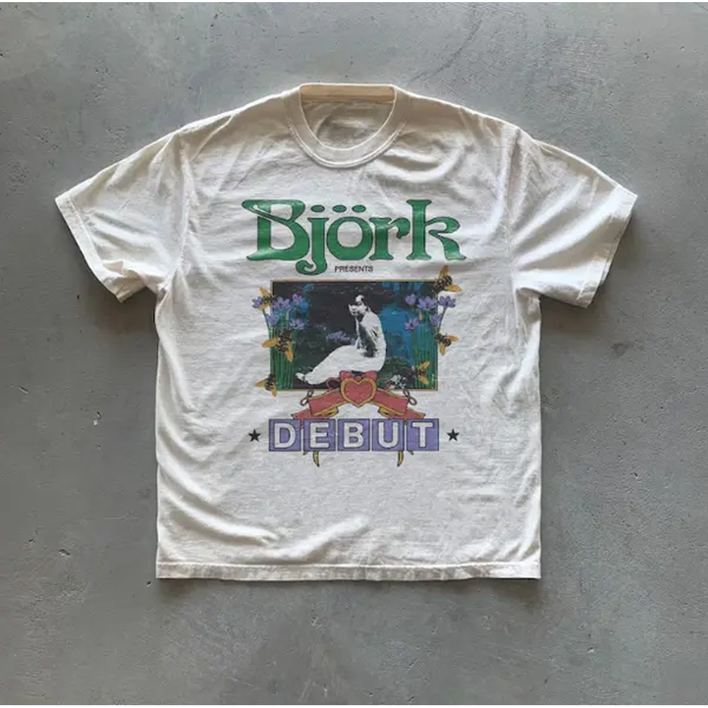 Summer Grunge Clothing - Футболка Y2K Bjork Debut, винтажные графические
