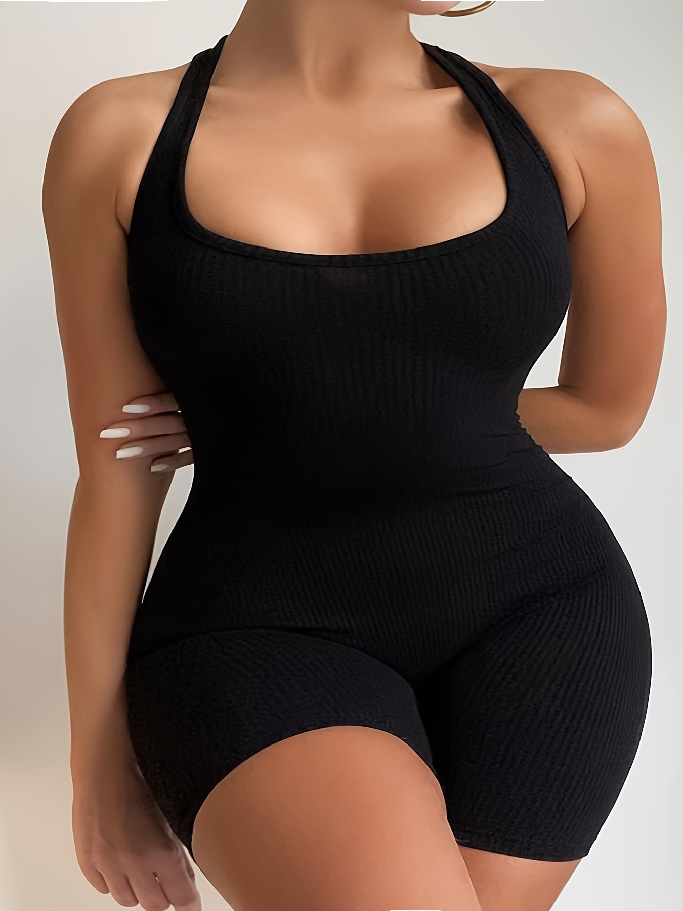 Summer Clothing Plus Size - Женский спортивный комбинезон с лямкой на