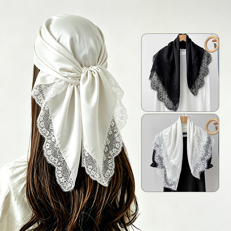 Summer Clothing Hijab - Квадратный платок 70x70 см для женщин,