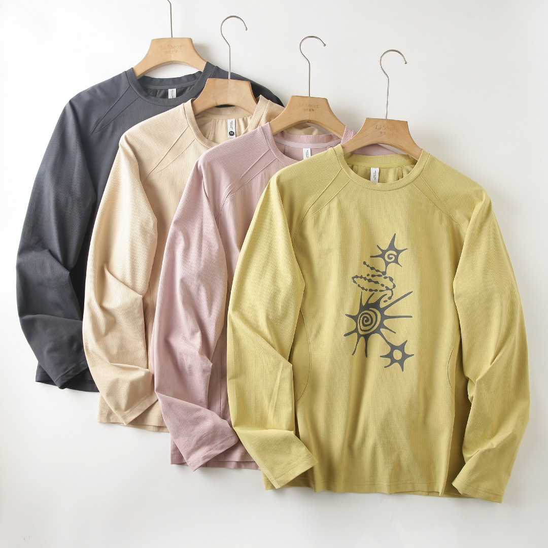 Summer Clothing Trends - Унисекс-футболка с длинным рукавом, высокоэластичная, дышащая
