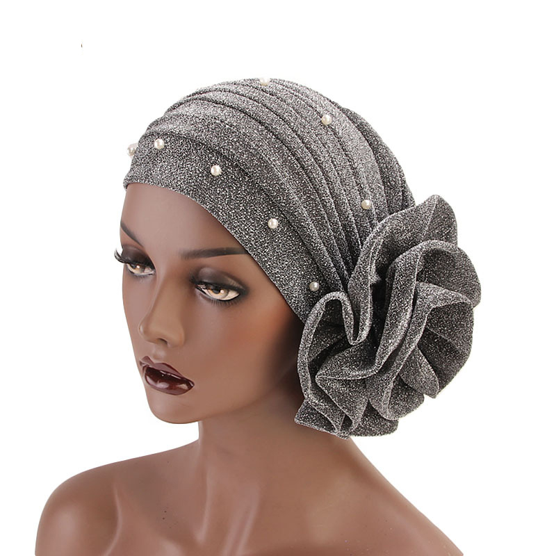 Summer Clothing Hijab - Летний женский тюрбан с бисером и