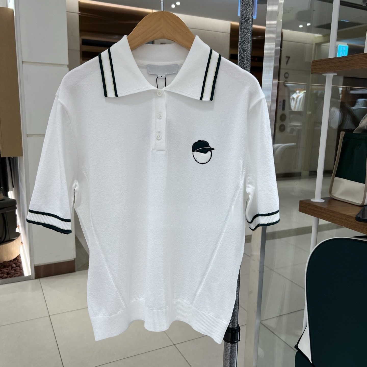 Summer Golf Clothing - Женская укороченная вязаная футболка в корейском