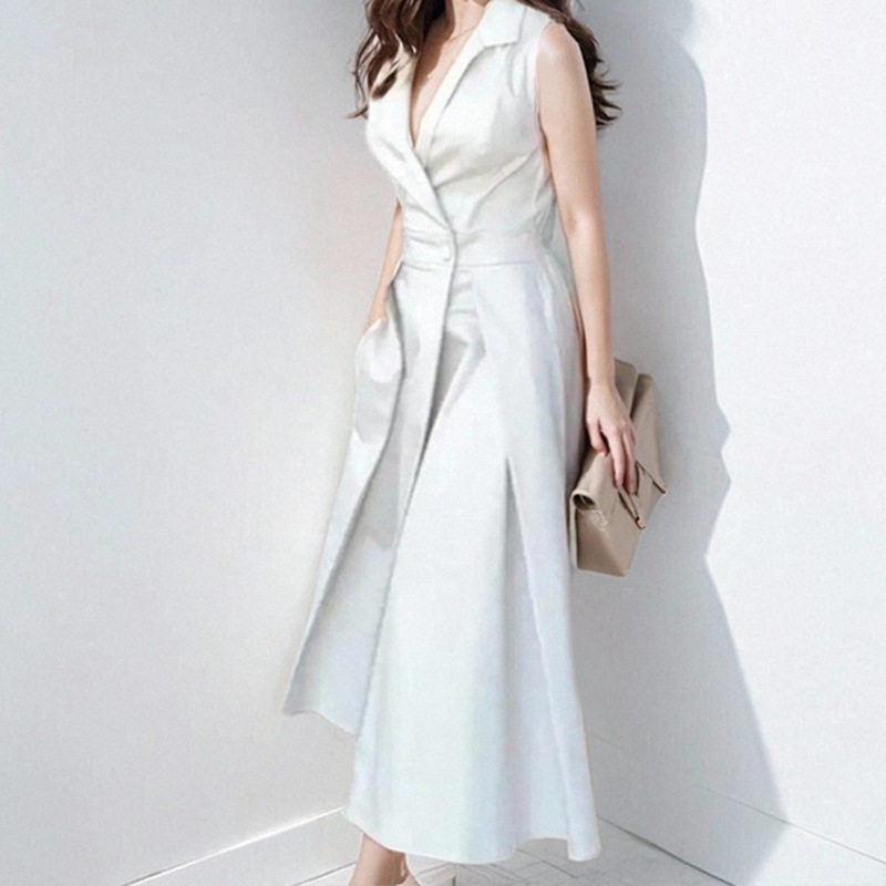 Summer Clothing Amazon - Модное летнее однотонное платье макси на