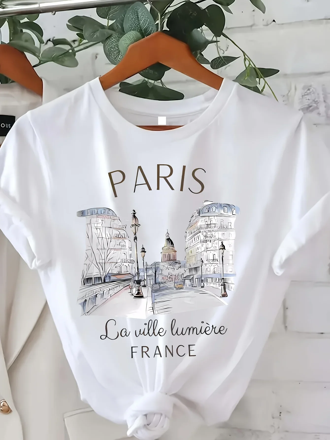 Summer Clothing In Paris - Y2k футболка Париж женская футболка с