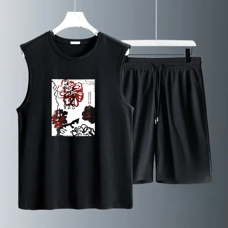 Summer Knit Clothing - Мужские комплекты майок 2026 Лето Быстросохнущий