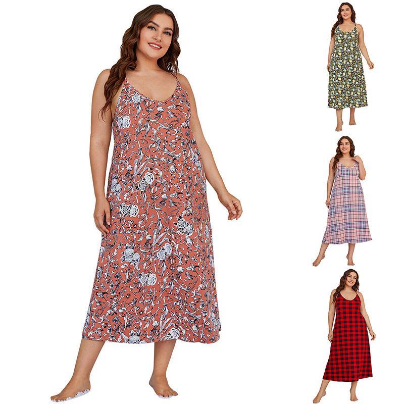Summer Clothing Plus Size - Платье для сна больших размеров для