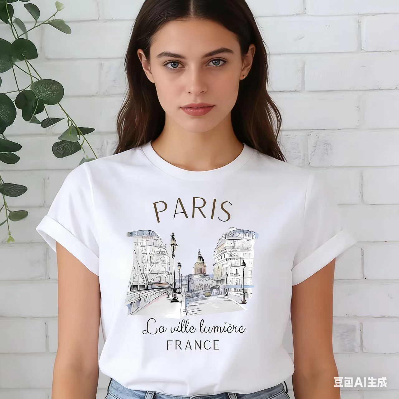Белая футболка с принтом город – обзор и цена Summer Clothing In Paris