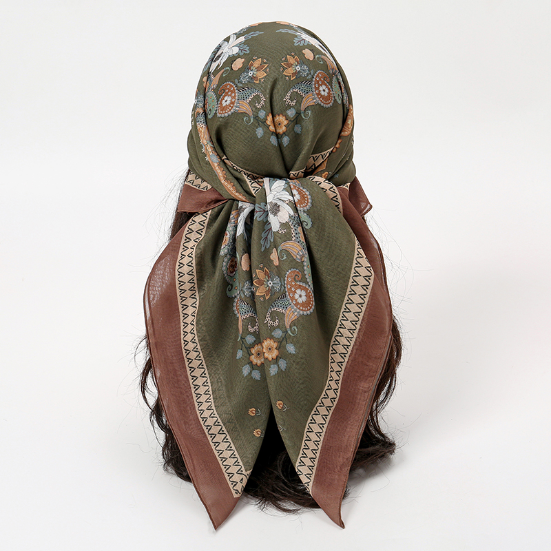 Новый мусульманский квадратный – обзор и цена Summer Clothing Hijab