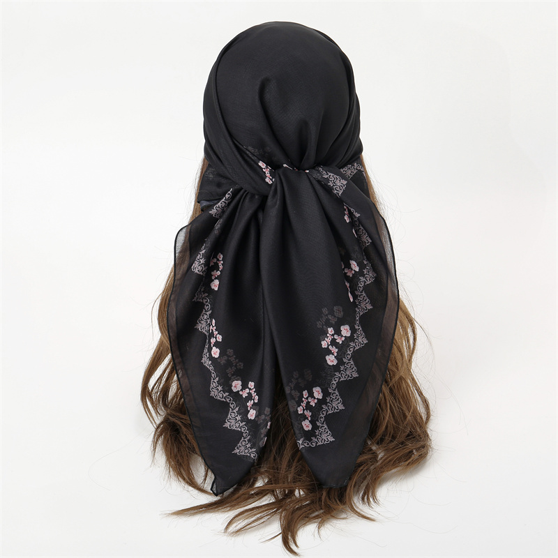 Новый мусульманский квадратный – обзор и цена Summer Clothing Hijab