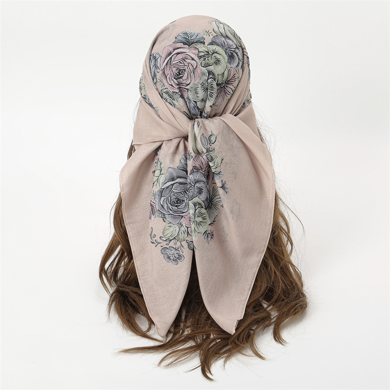 Новый мусульманский квадратный – обзор и цена Summer Clothing Hijab