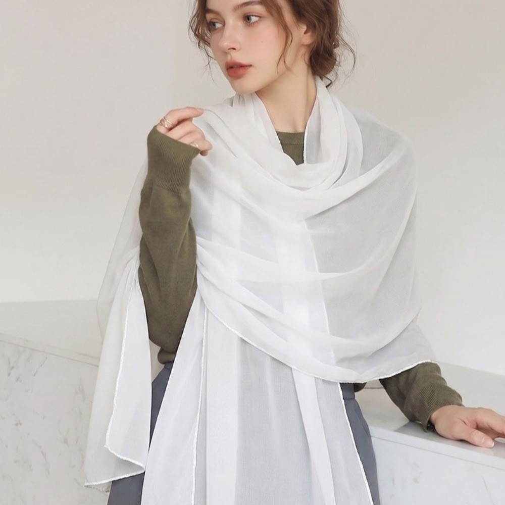 Однотонная тонкая шифоновая ды – обзор и цена Sarong Pareo Wrap