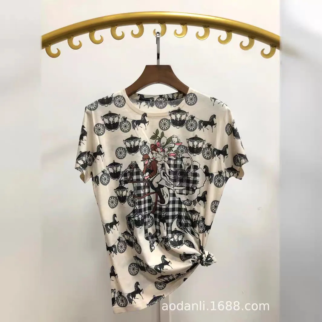 2025 клетчатые футболки для же – обзор и цена Summer De Clothing