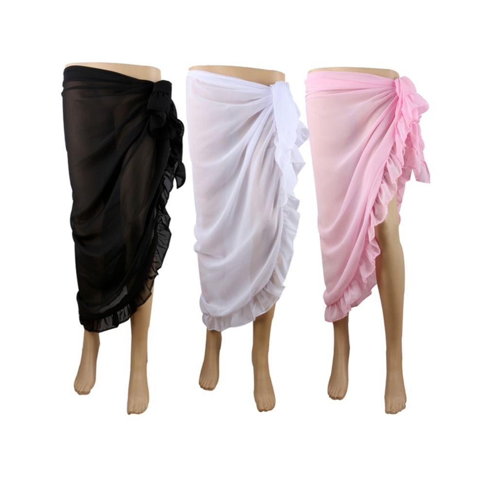 Пляжное платье-парео с оборкам – обзор и цена Sarong Pareo Wrap