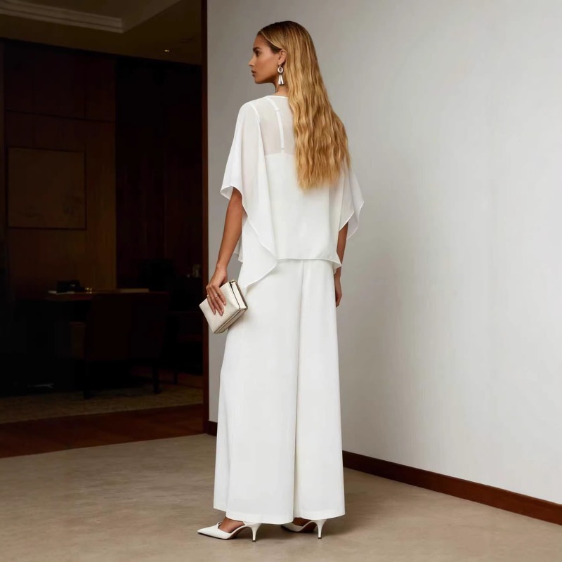 Новый женский белый шифоновый  – обзор и цена Summer Clothing Women Sale