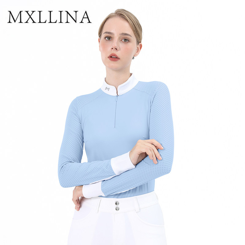 Женская рубашка MXLLINA для ве – обзор и цена Summer Equestrian Clothing