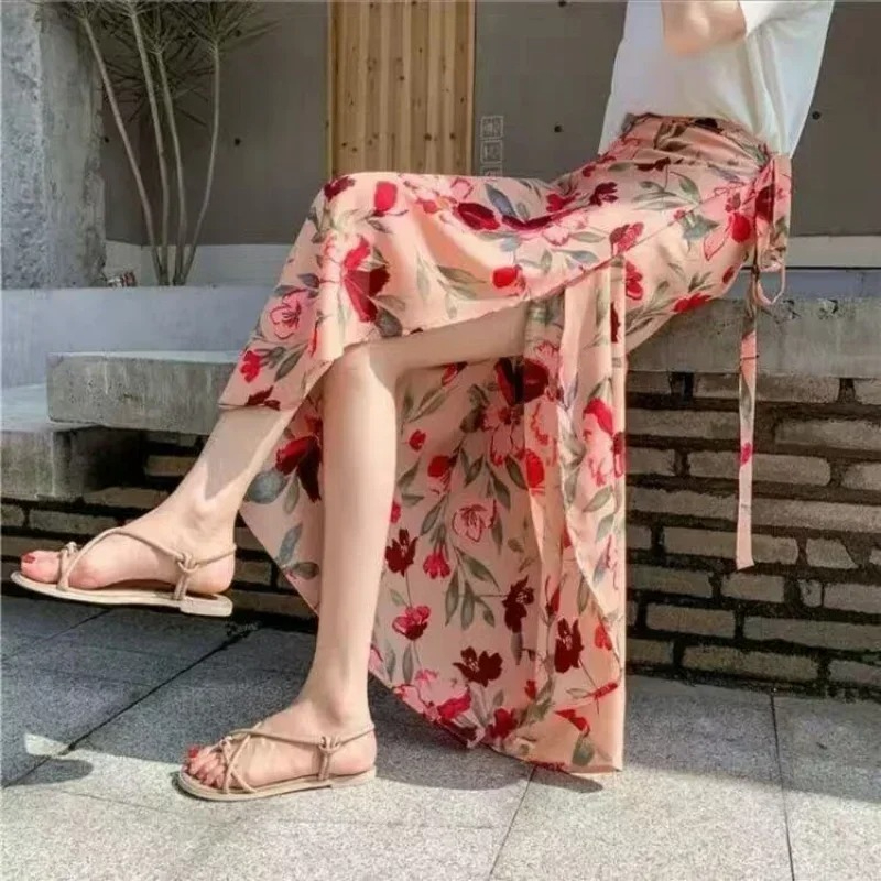 Женская шифоновая юбка с цвето – обзор и цена Sarong Pareo Wrap