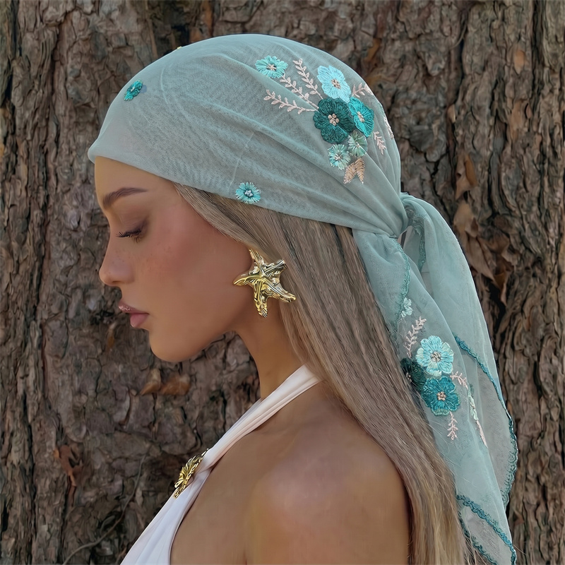 Роскошная прозрачная сетчатая  – обзор и цена Summer Clothing Hijab