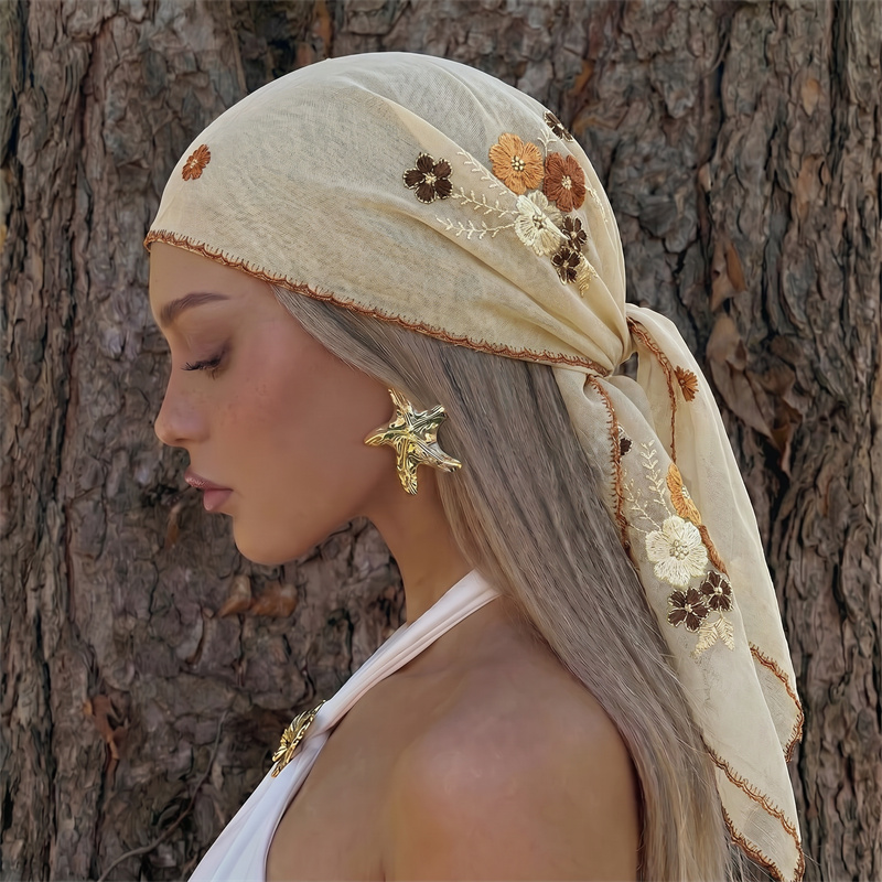 Роскошная прозрачная сетчатая  – обзор и цена Summer Clothing Hijab