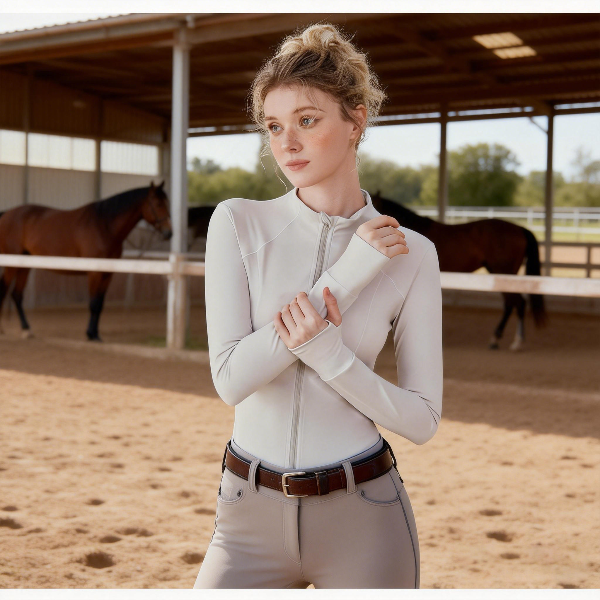 Женская летняя тонкая одежда д – обзор и цена Summer Equestrian Clothing
