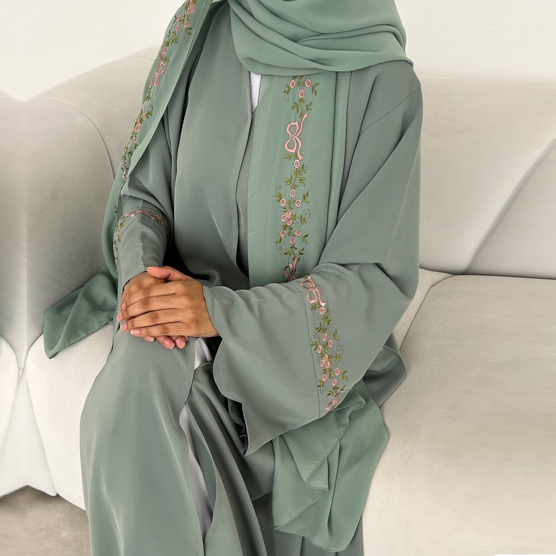 Дубайский производитель абай:  – обзор и цена Summer Clothing Hijab