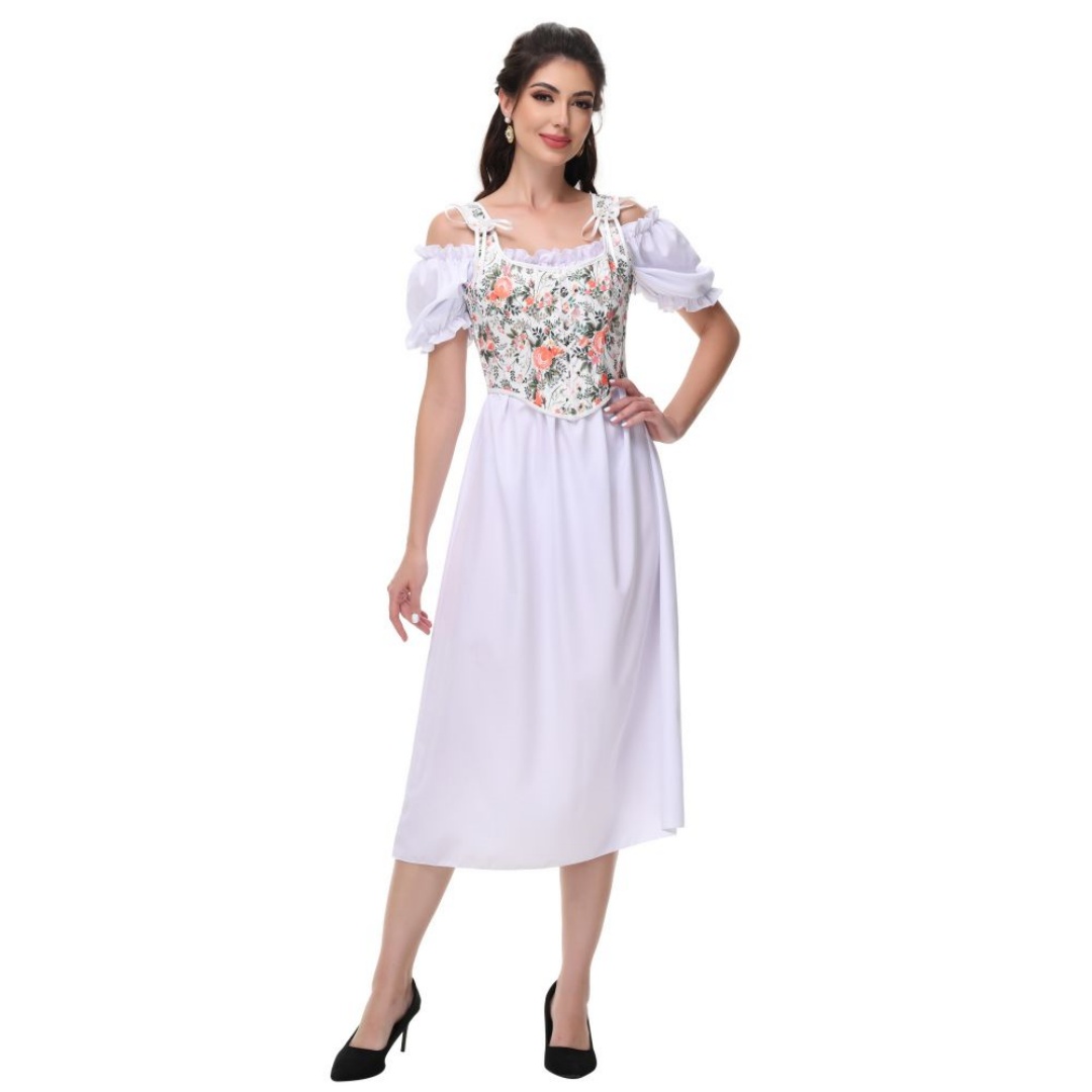Летнее белое хлопковое однотон – обзор и цена Summer Victorian Clothing