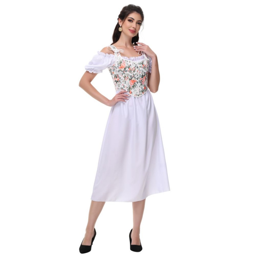 Летнее белое хлопковое однотон – обзор и цена Summer Victorian Clothing