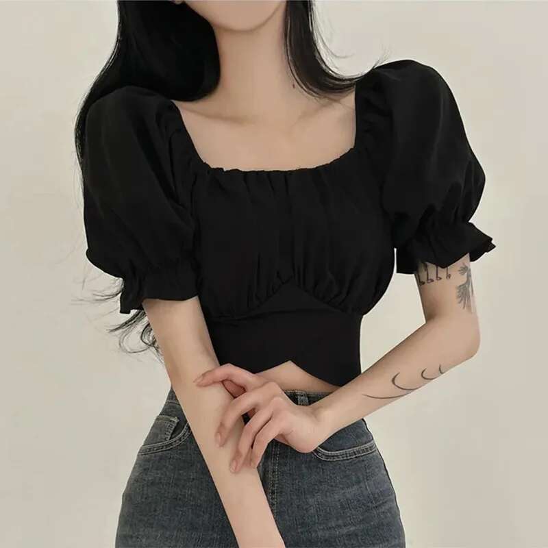 Лето 2025 г., топ с открытой с – обзор и цена Summer Clothing For Teens