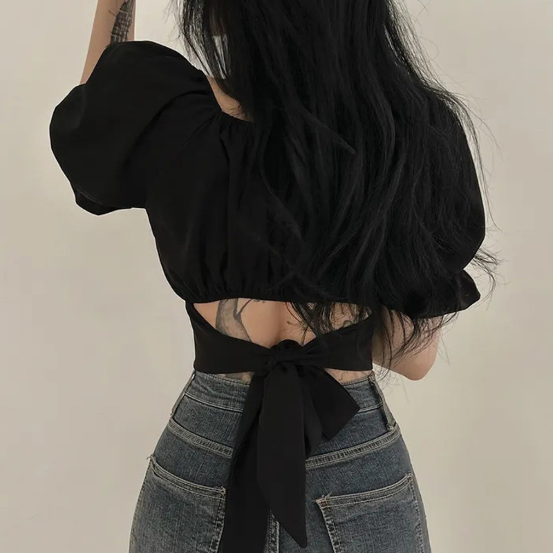 Лето 2025 г., топ с открытой с – обзор и цена Summer Clothing For Teens