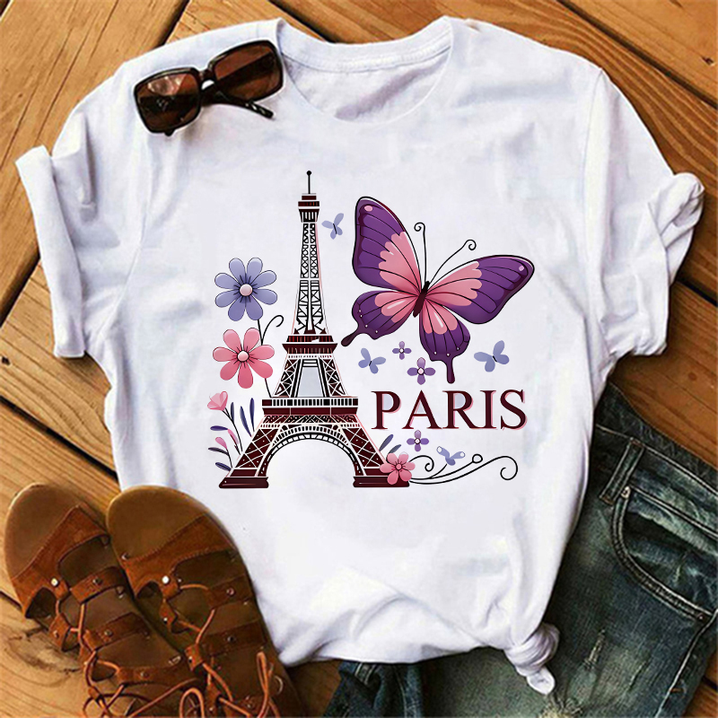 Футболка с цветочным принтом 9 – обзор и цена Summer Clothing In Paris