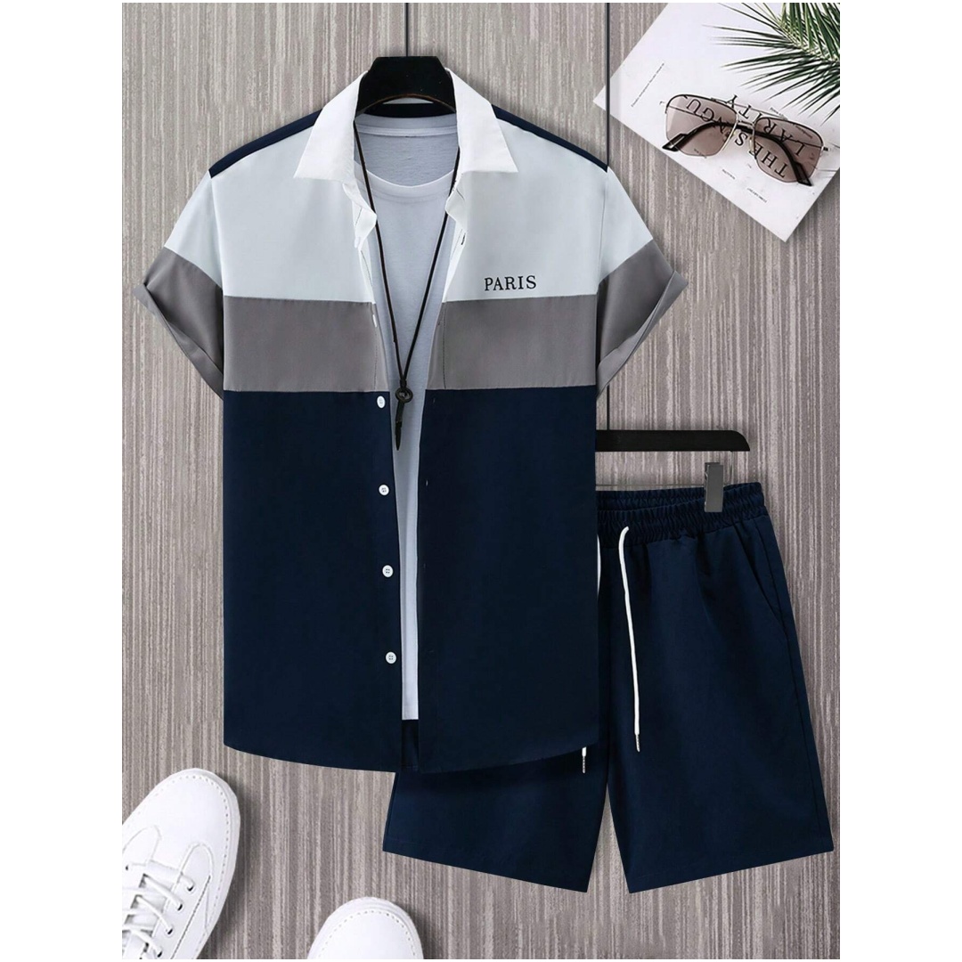Мужской модный костюм сине-бел – обзор и цена Summer Clothing Trends